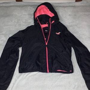 Navy Blue Hollister Raincoat